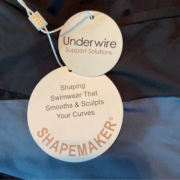 NWT Contours By Coco Reef Shapemaker One-Piece Swimsuit PerfectionFit Bra 12/36C - Picture 11 of 15